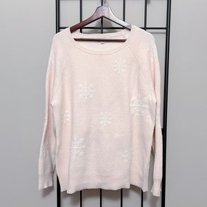 LOFT Snowflake Super Soft Sweater Sz XL